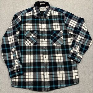 Northwest Territory‎ Men's Medium Acrylic Shirt Multicolor Button Up Plaid